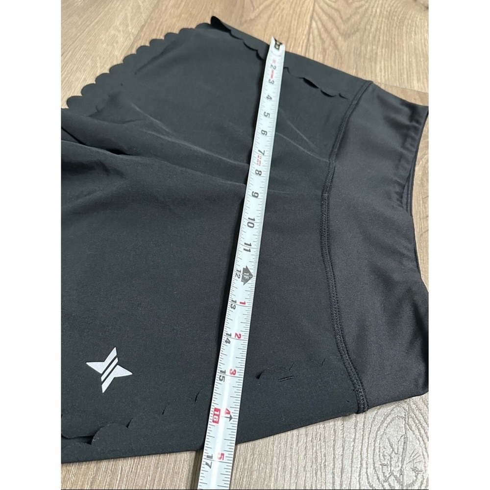 Tuckernuck Tnuck Black Scallop Performance Jersey Marisa Shorts Size XS - Picture 10 of 12